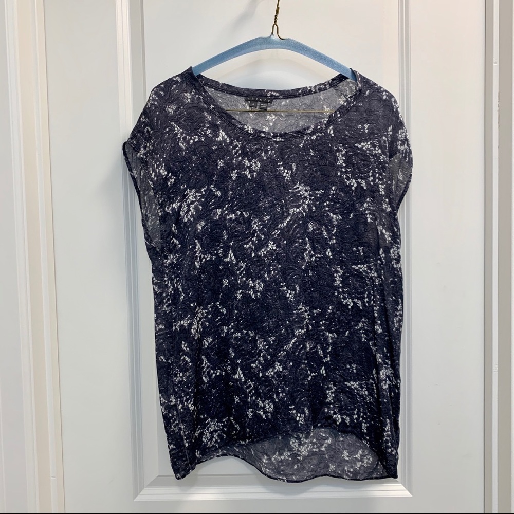 100% silk Theory shirt